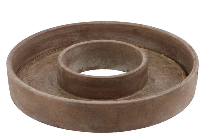 Concrete Ring Gold 30x5cm