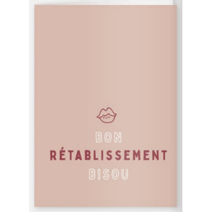 Bon rétablissement bisou (1126045F)
