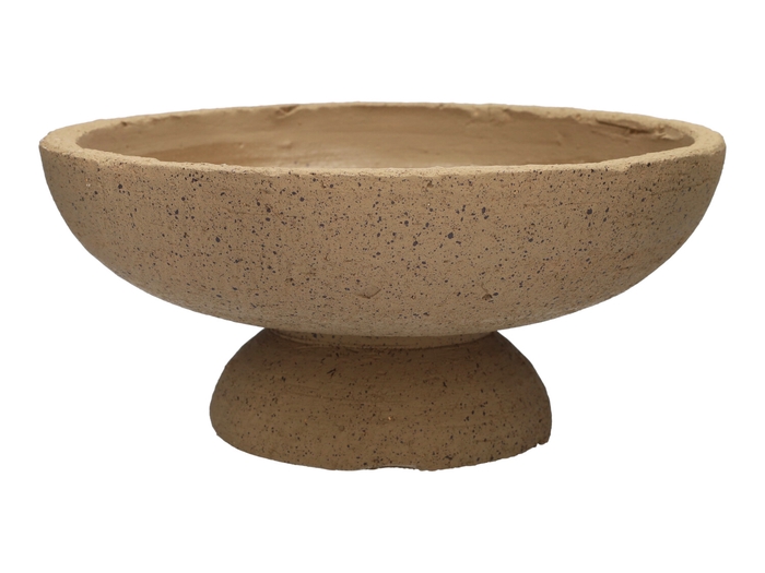 <h4>DF03-741273400 - Bowl Ornata d30xh14 brown</h4>