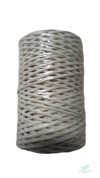 PAPER ROPE WIRED CREAM 2MM 50M