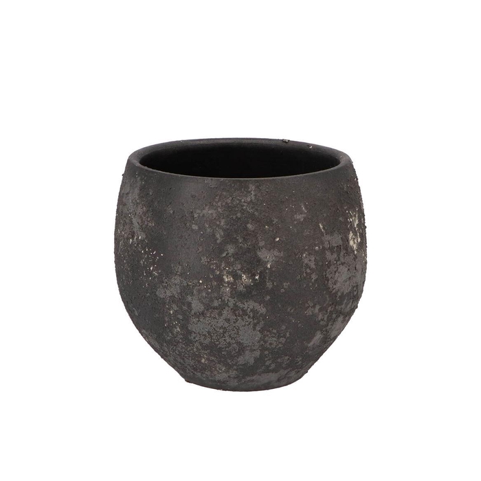 <h4>Bali Black Coal Pot 18x16cm</h4>