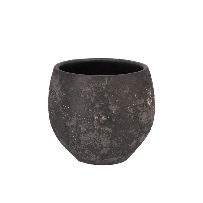 <h4>Bali Black Coal Pot 18x16cm</h4>