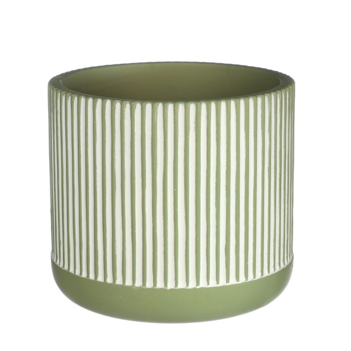 <h4>Keramiek Lines pot d14*12.5cm</h4>