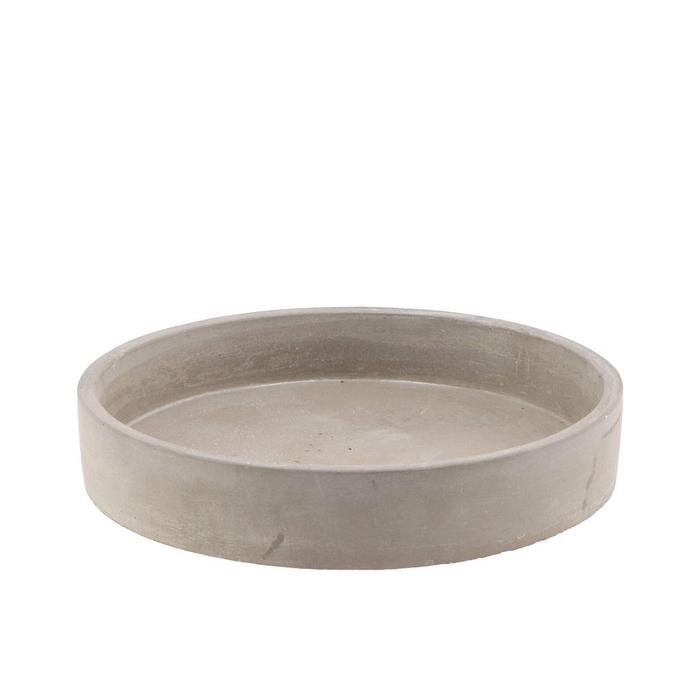 <h4>Concrete Bowl Round 25x5cm</h4>