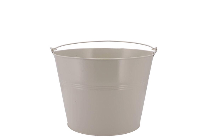 <h4>Zinc Basic Grey Bucket 10x9cm</h4>