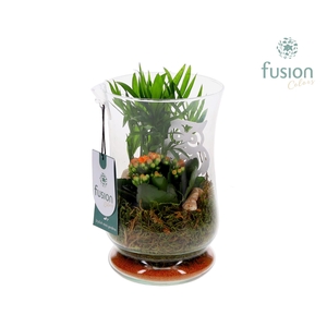 Glas Windlicht met Arrangement