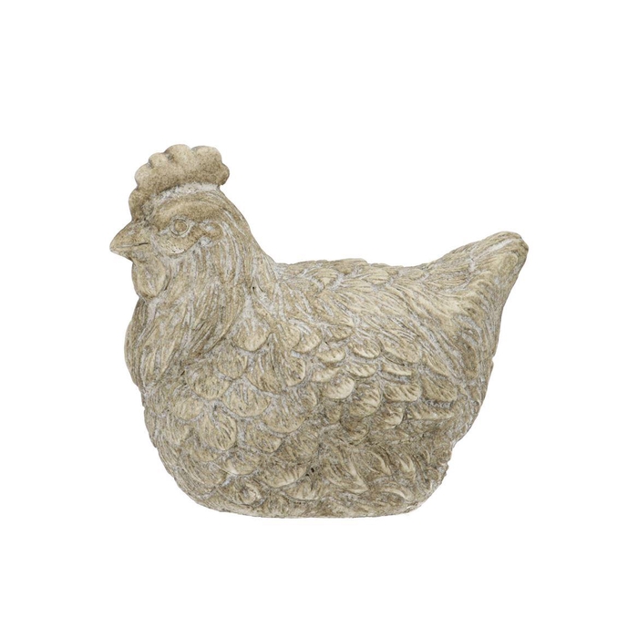 <h4>Concrete Farm Grey Chicken Feathers 21x14x17cm Nm</h4>