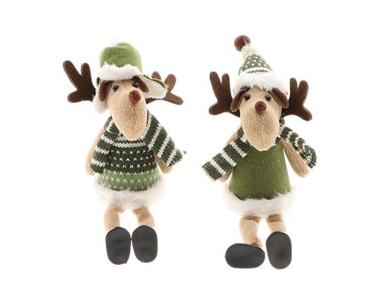 Reindeer Cozy 2Ass L6.5W6.5H25