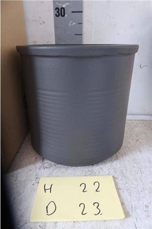 Deco Pot H% Grijs