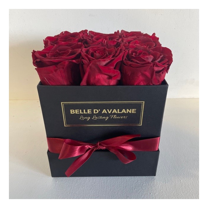 <h4>Box vk 15cm zwart-bordeaux</h4>