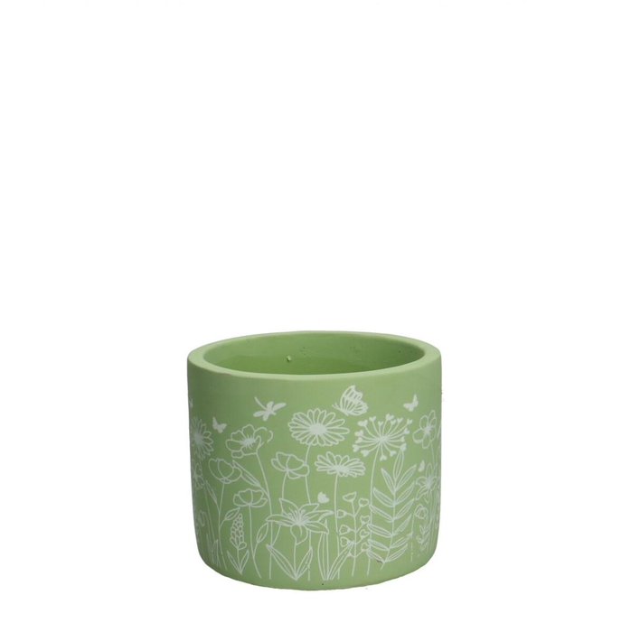 Ceramics Spring Garden pot d11.5*9.5cm