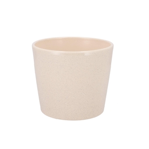 Ceramic Beige Stone Pot 15cm