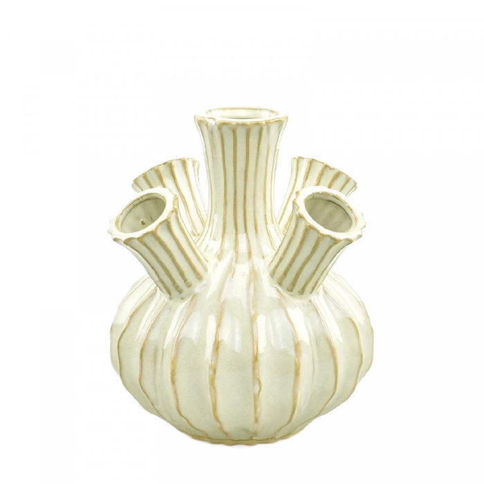 <h4>Keramiek Exclusief Flora vaas d16*18cm</h4>