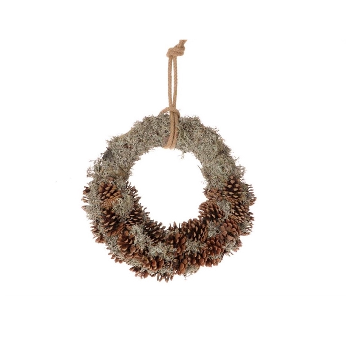 Wreath d40cm Pine moss