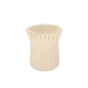 Imke Offwhite Vase Milky 18x18x23cm