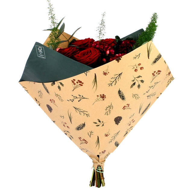 <h4>Hoes 35x35cm Oblique 45gr kraft Nature 250/doos</h4>