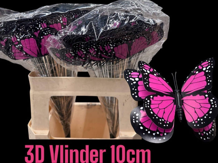 <h4>DECO BUTTERFLY ON STICK PINK</h4>