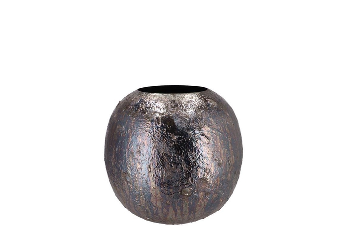 <h4>Noah Wild Black Vase Flower Ball Iron 8x8x8cm</h4>