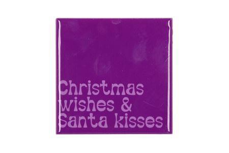 <h4>Tile Christmas Wishes 10x10x1cm Nm</h4>