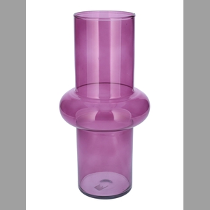 DF02-883903600 - Vase Edra d10/15xh31 purple transp Eco