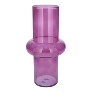 DF02-883903600 - Vase Edra d10/15xh31 purple transp Eco