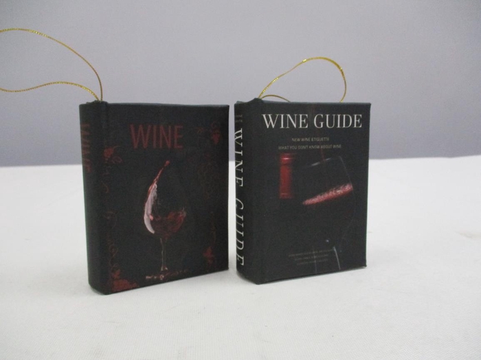 <h4>Books Hanging 9,5x7cm Wine Mix</h4>