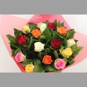 Boeket Roos Rainbow