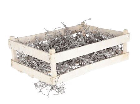 Deco Bonsai Wood White P Crate