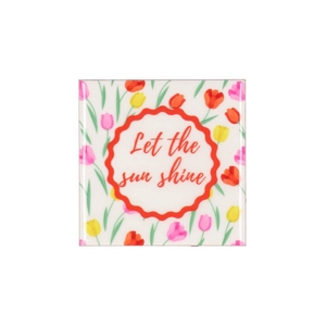 Tile Sun Shine White 10x10x1cm