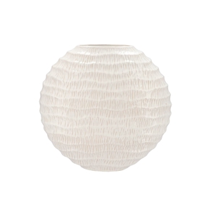 Lima White Vase Oval 51x17x50cm
