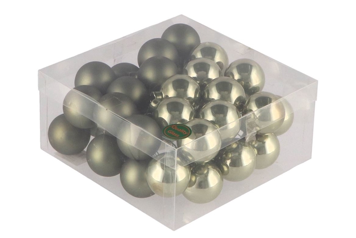 <h4>Glass Ball Granite Green 40mm P/36</h4>