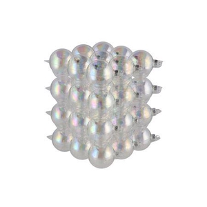 Glass Ball Clear Pearl 57mm P/36