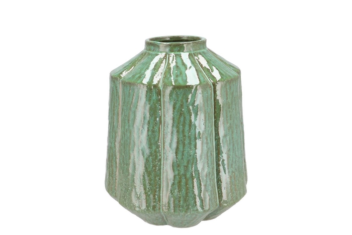 <h4>Kiran Nordic Green Vase 22x22x25cm</h4>