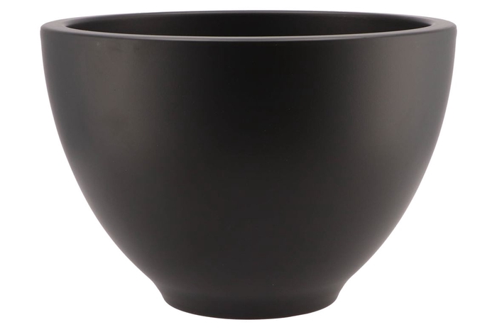 <h4>Vinci Matt Black Bowl 31x21cm</h4>