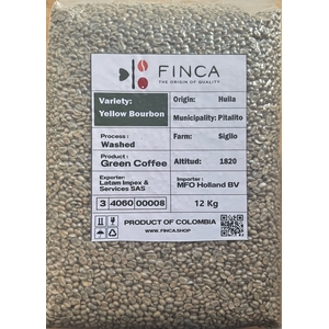 Green Coffee Yellow Bourbon 12 Kg