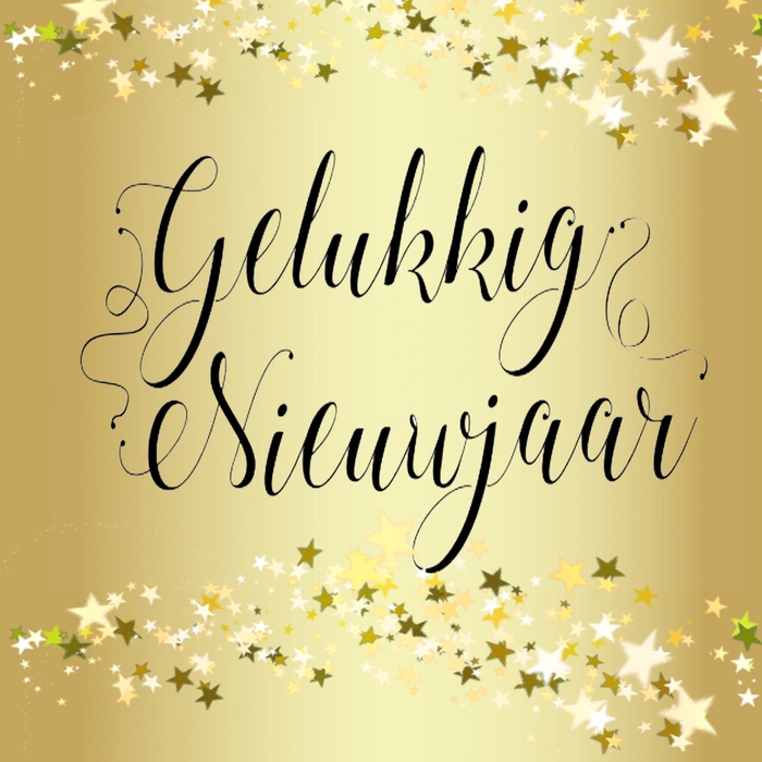 <h4>BLOEMENKAARTJE - GELUKKIG NIEUWJAAR - 6.5*6.5CM - 50PCS</h4>