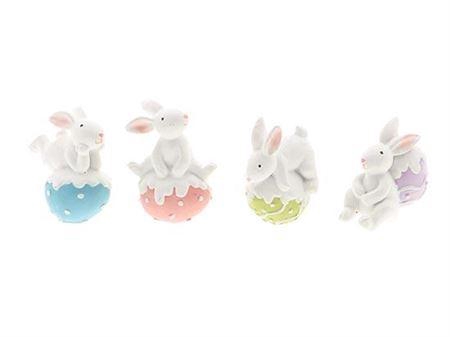 <h4>Bunny On Egg 4ass L5w3.5h7.5</h4>