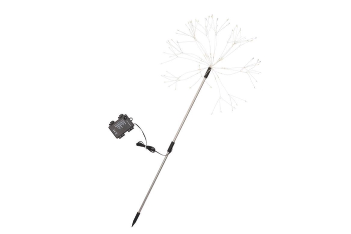 <h4>Led Shine Dandelion Garden Stake 120led Timer Ex Batt 36x85</h4>