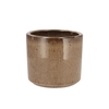 Javea Cilinder Pot Glazed Taupe 17x15cm