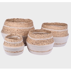 CST CACHEPOT EM ALGODAO E FIBRA NATURAL TAM GG - 53024-380