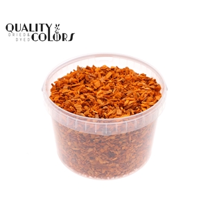 Wood chips 3 ltr bucket Orange