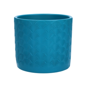 DF03-884721947 - Pot Napoli d13.5xh12.3 turquoise