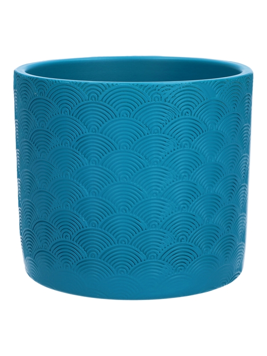 DF03-884721947 - Pot Napoli d13.5xh12.3 turquoise