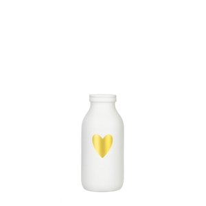 Valentijn Glas fles hart d2/5*10cm