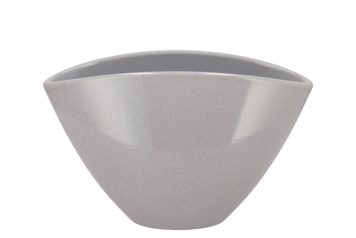 <h4>Ceramic Grey Stone Pot Orchid 28x17cm</h4>