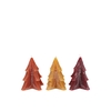 Candle Frosty Pine Tree Autumn Spices Mix 6x8cm Ass