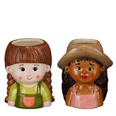 <h4>Ceramics Exclusive Planter girl 13*10*16cm</h4>