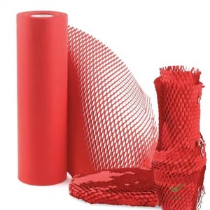 PAPER REEL HONEYCOMB 25M 50CM RED