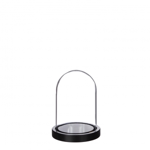 Glas Stolp Hout d10/12*16cm