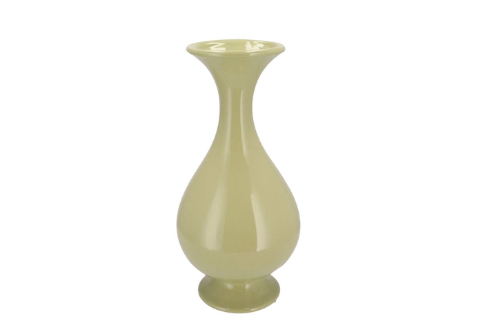 <h4>Mia Pistache Vase Neck Trumpet 18x18x38cm</h4>